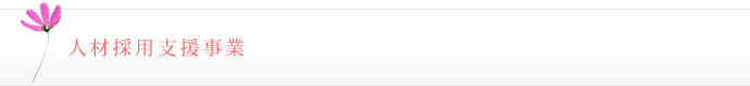 人材採用支援事業
