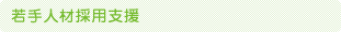 若手人材採用支援
